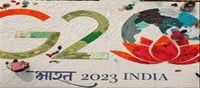 Students used 3000 Sanitary Pads to make G20 Logo!!!